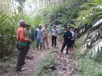 Kegiatan Survey Penegasan Batas Desa (tahap VI)